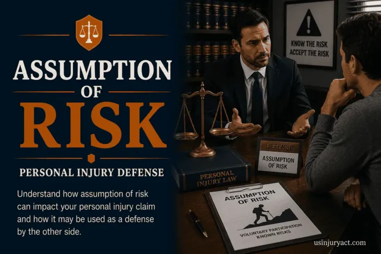 Assumption of risk defense