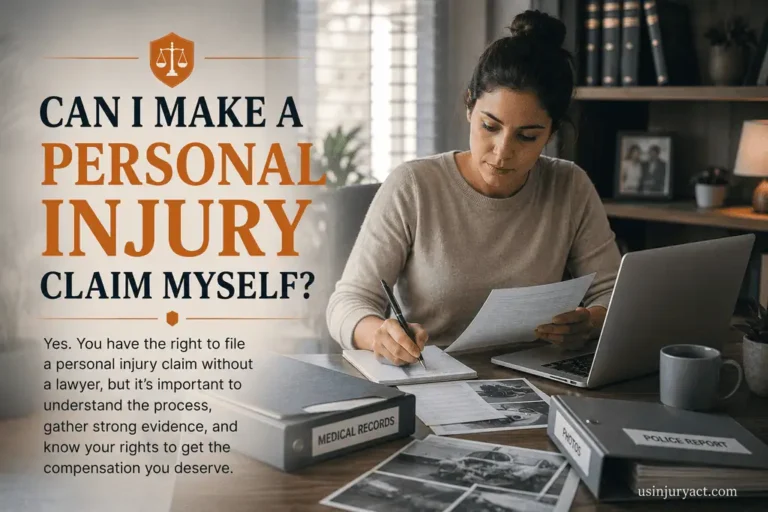 Can I Make a Personal Injury Claim Myself