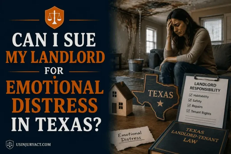 Can I Sue My Landlord For Emotional Distress In Texas