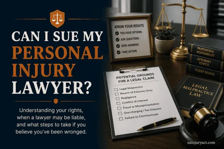 Can I sue my personal injury lawyer