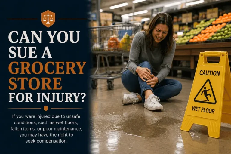 Can You Sue a Grocery Store for Injury