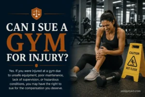 Can i sue a gym for personal injury