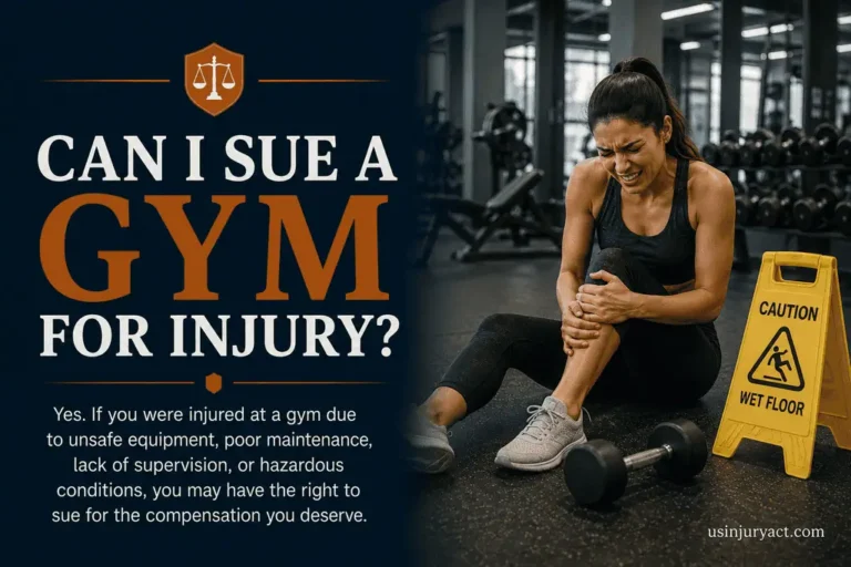 Can I Sue a Gym for Injury? Your Legal Rights After a Gym Accident in 2026