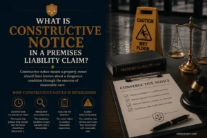 What Is Constructive Notice in premises liability