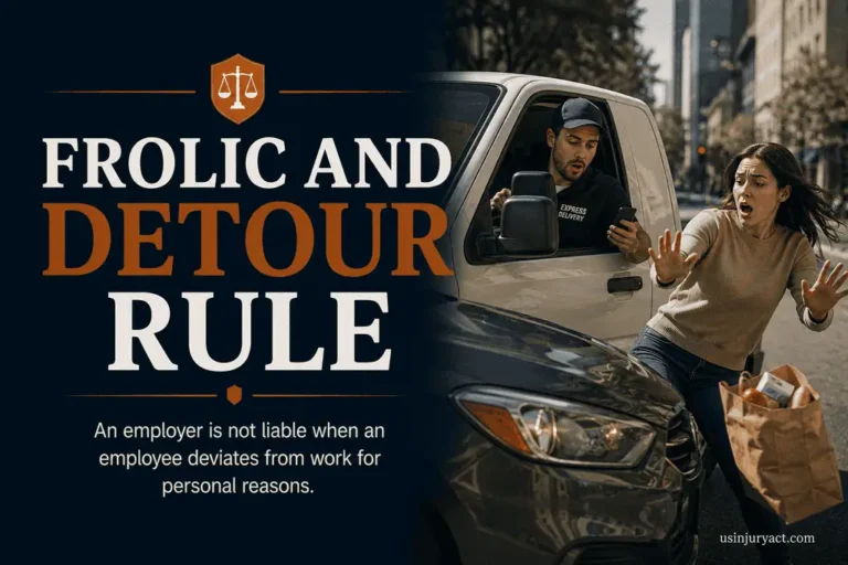 Frolic and Detour Rule Employer Liability