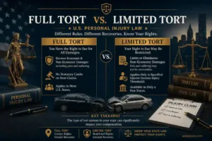 Full Tort vs. Limited Tort in the United States