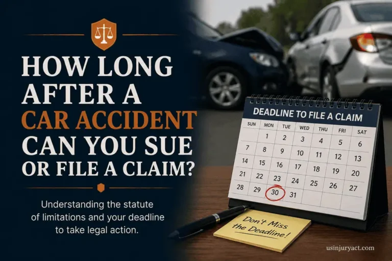 How Long After a Car Accident Can You Sue or File a Claim?