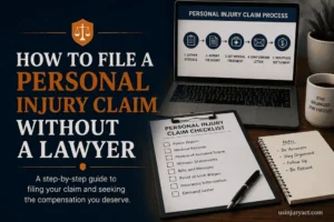How to file a personal injury claim without a lawyer