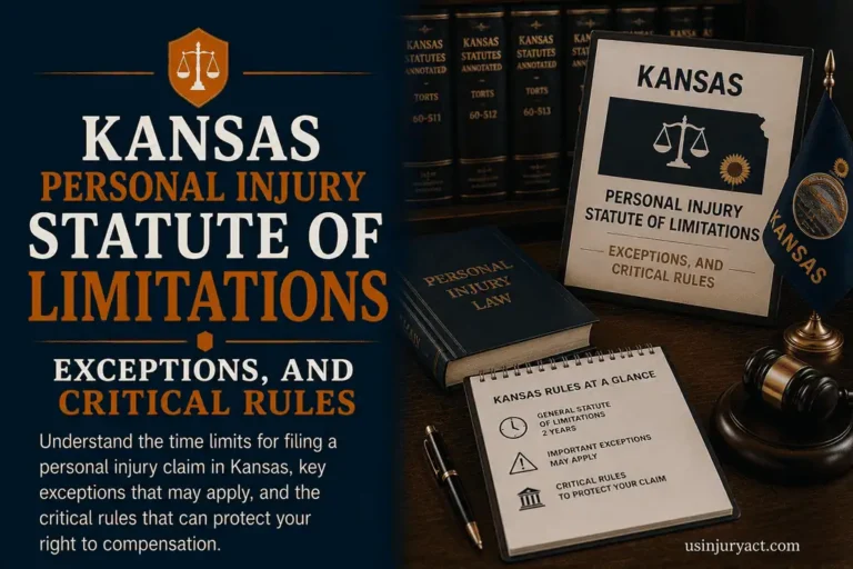 Kansas Personal Injury Statute of Limitations, Exceptions, and Critical Rules