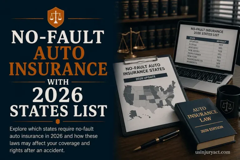 No-fault auto insurance U.S. states as at 2026
