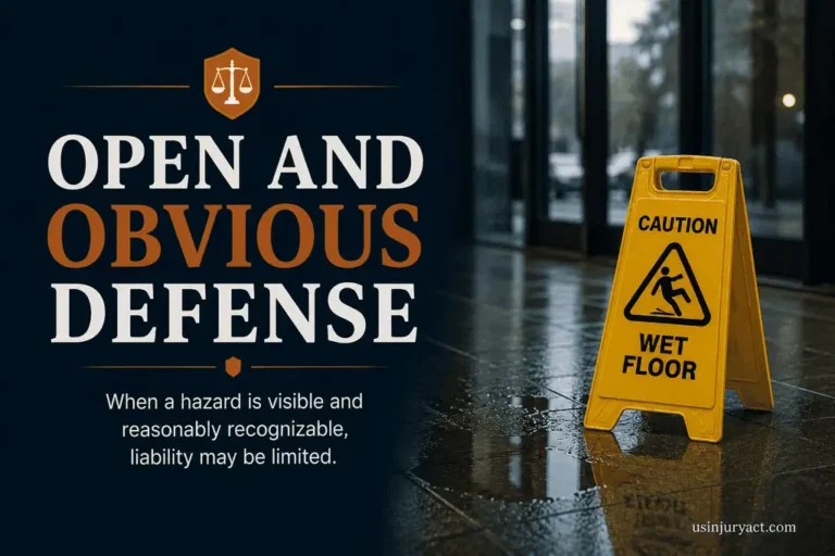 Open And Obvious Doctrine