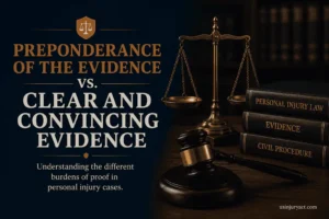 Preponderance of the Evidence vs. Clear and Convincing Evidence