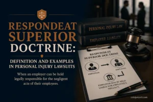 Respondeat Superior Doctrin in Personal Injury Lawsuits