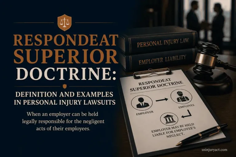 Respondeat Superior Doctrin in Personal Injury Lawsuits