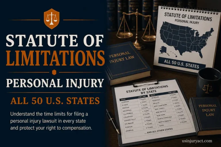 Personal Injury Statute of Limitations by State – 2026 Complete List