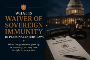 Waiver of Sovereign Immunity Personal Injury