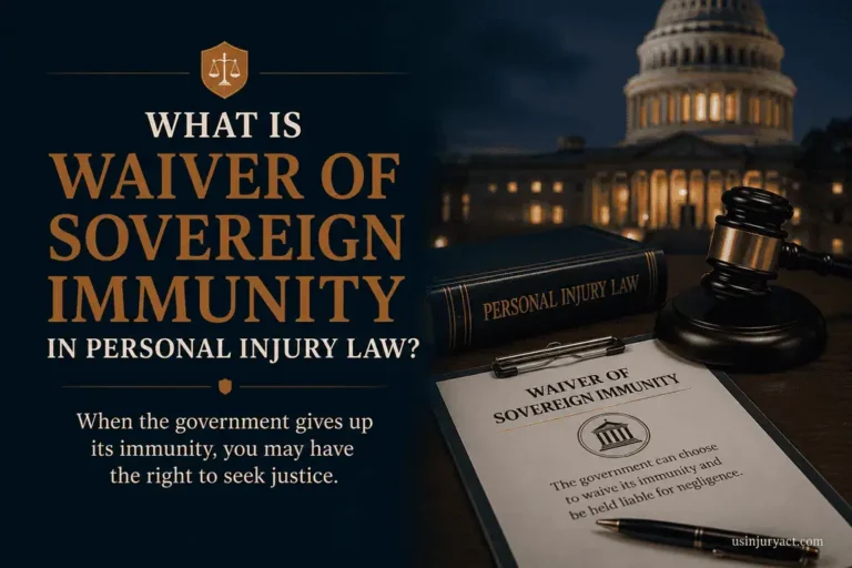 Waiver of Sovereign Immunity Personal Injury
