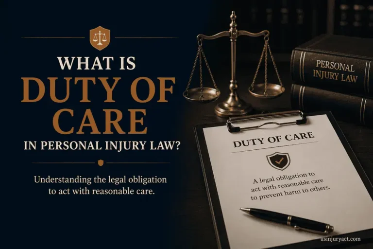 What Is Duty Of Care in Personal Injury Law