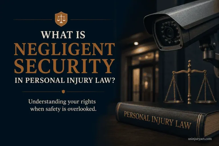 What Is Negligent Security in Personal Injury Law