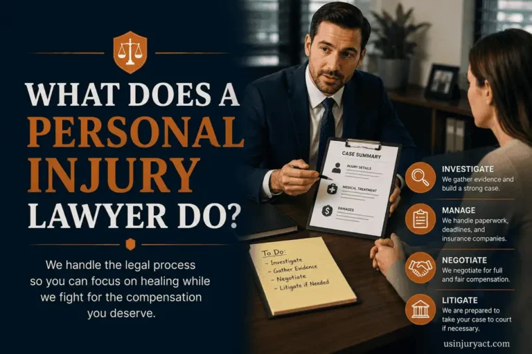 What a personal injury lawyer actually do