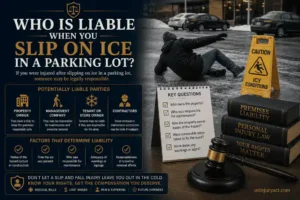 Who Is Liable When You Slip on Ice in a Parking Lot