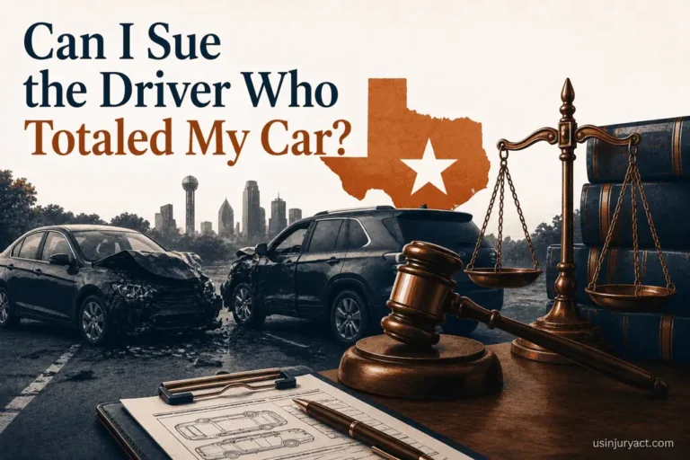Can I Sue the Driver Who Totaled My Car? A Complete Guide to Your Legal Rights