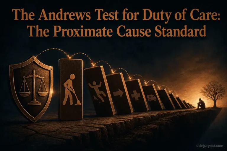 The Andrews Test for Duty of Care: The Proximate Cause Standard With Detailed Examples